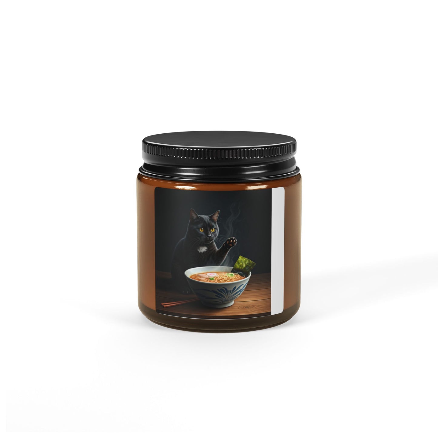Scented Soy Candle (Multi-Size, Amber Jar)