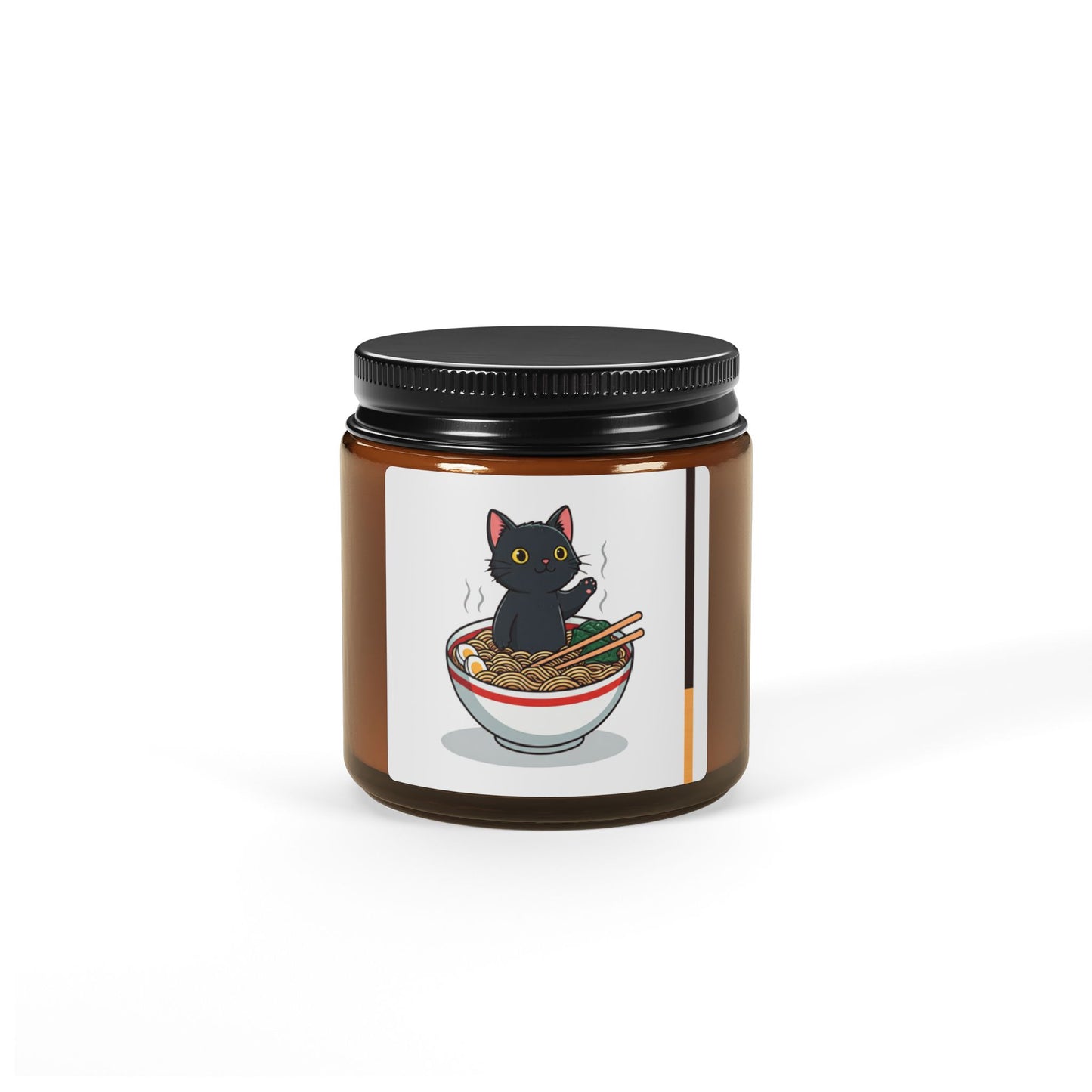 Scented Soy Candle (Multi-Size, Amber Jar)