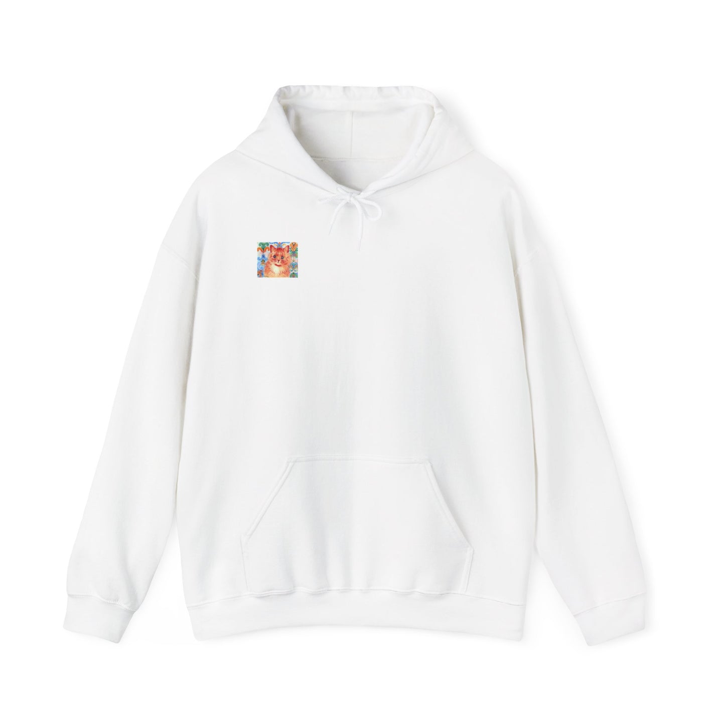 Louis Wain Cute Cat -Unisex Heavy Blend™ Hooded Sweatshirt