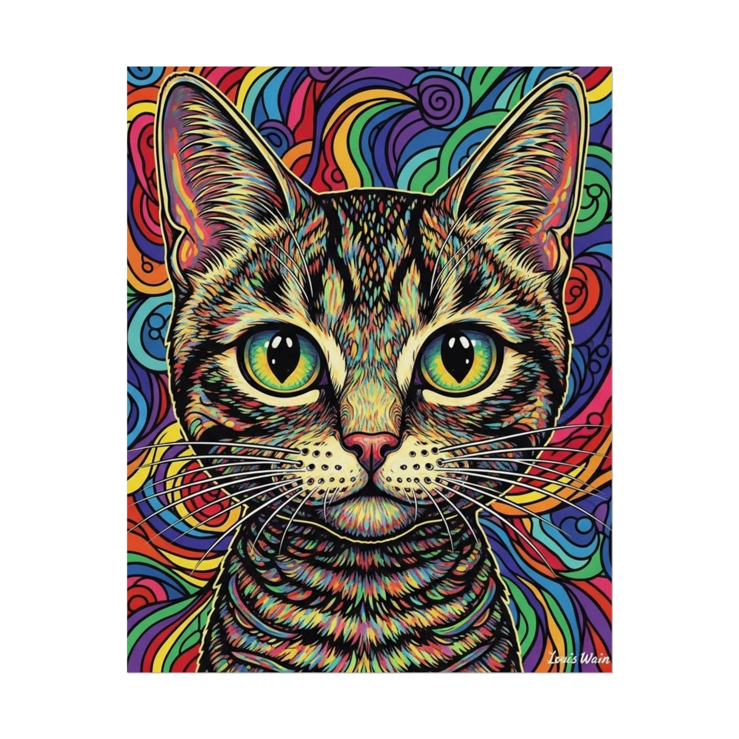 Wain Portrait Poster - Fun Wall Art for Animal Lovers