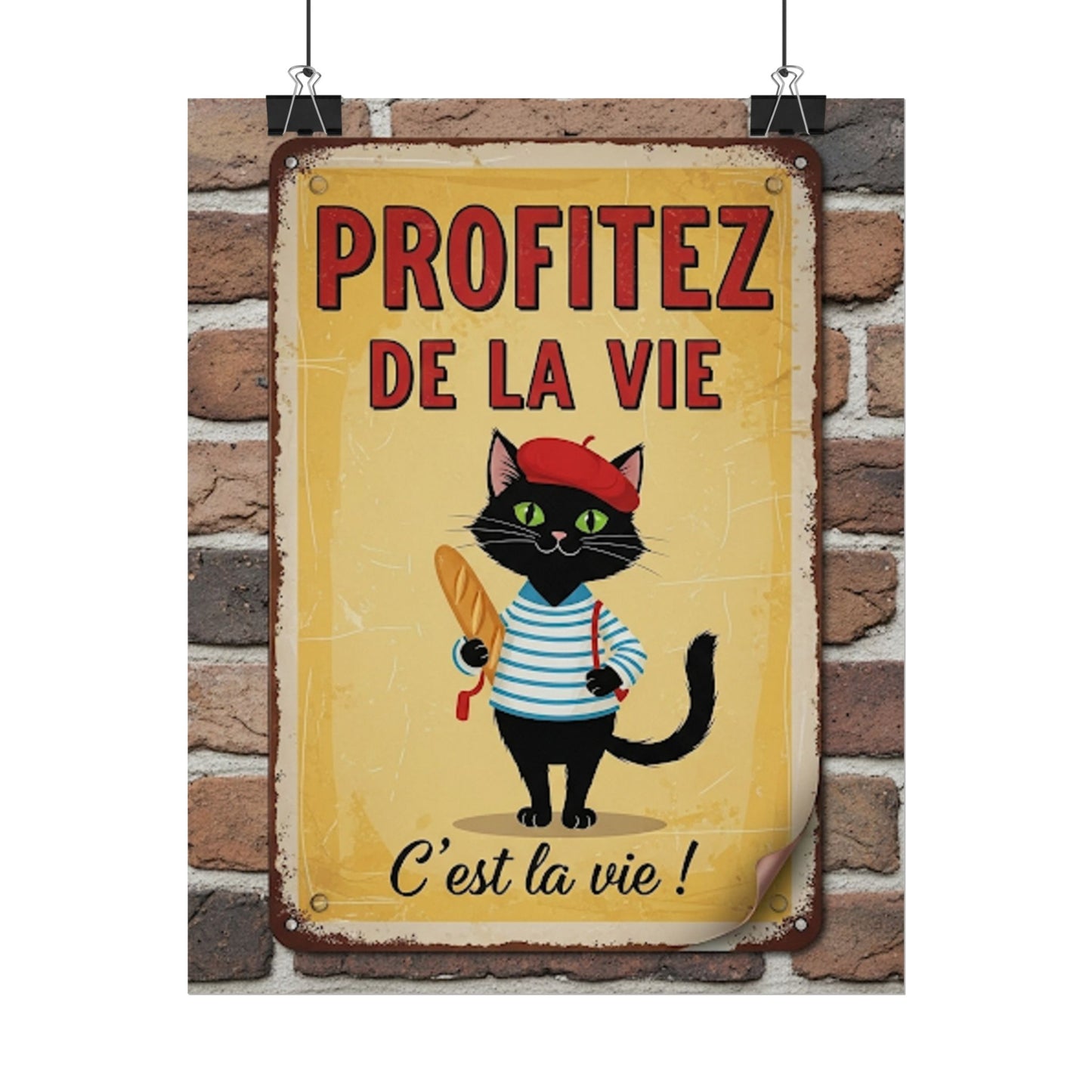 Cest la vie cool Poster - Fun Wall Art for Animal Lovers