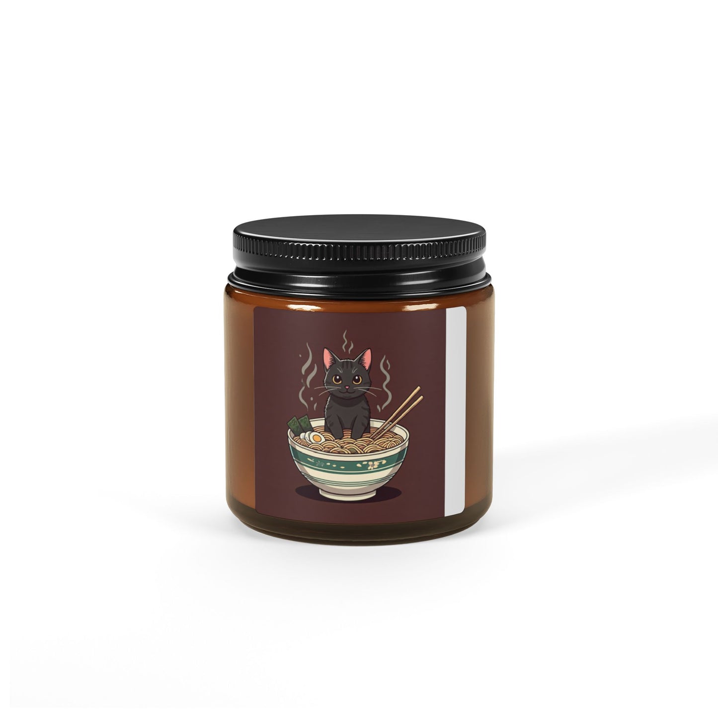 Scented Soy Candle (Multi-Size, Amber Jar)