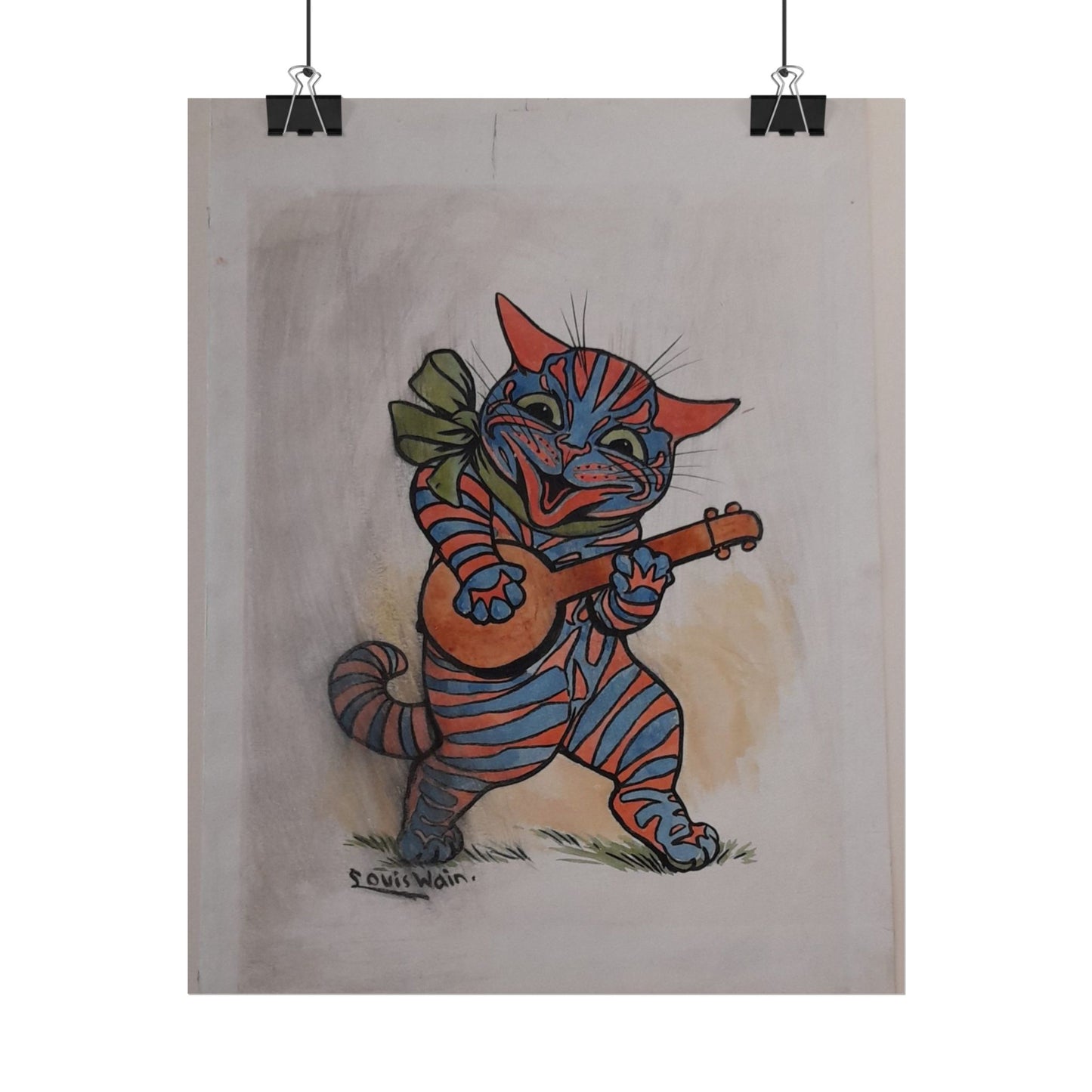 New Cool Louis Wain. Poster - Fun Wall Art for Animal Lovers