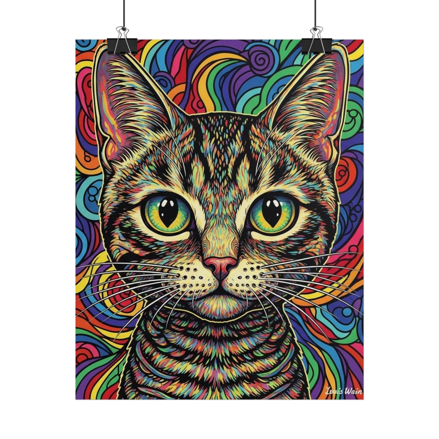 Wain Portrait Poster - Fun Wall Art for Animal Lovers