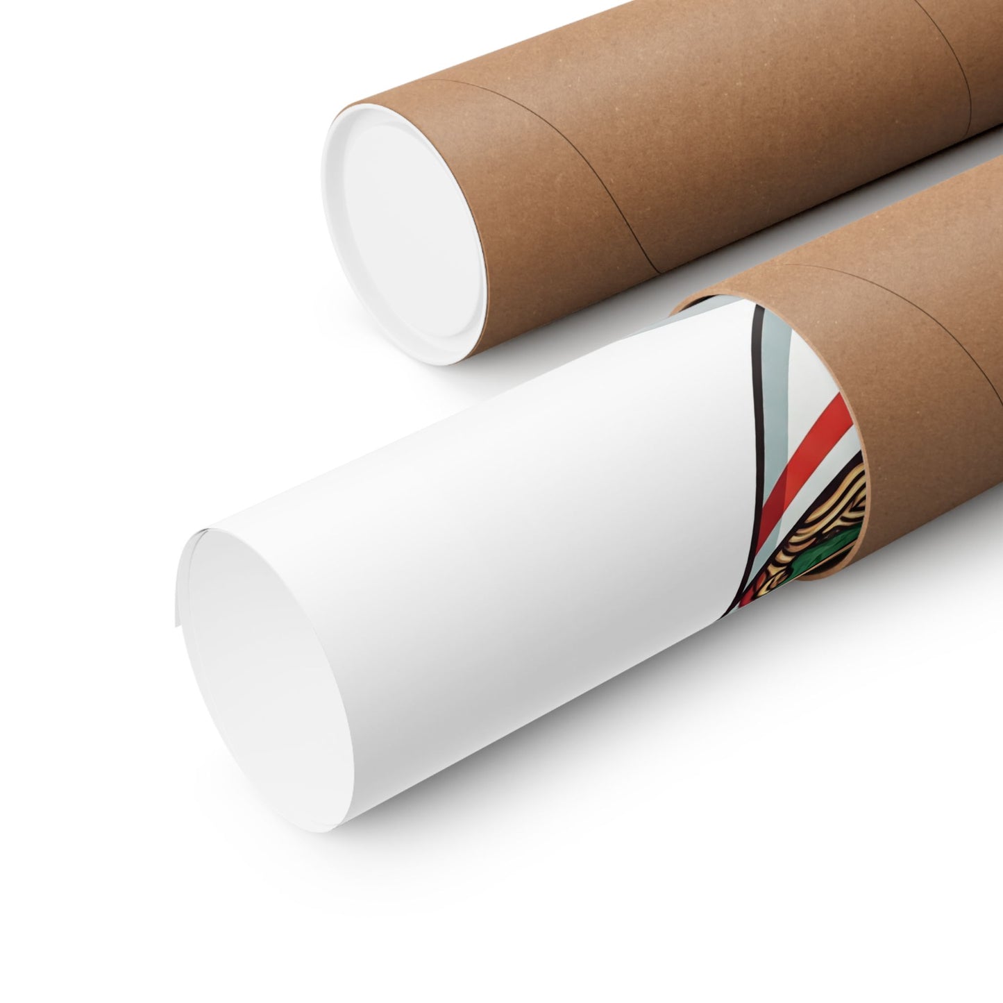 rolled up poster