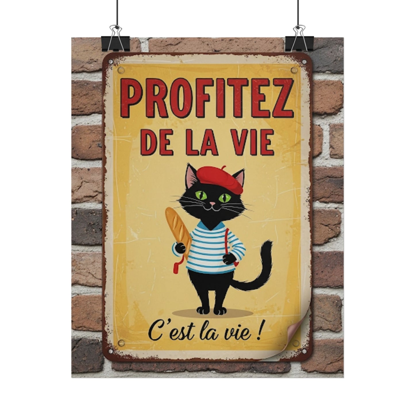 Cest la vie cool Poster - Fun Wall Art for Animal Lovers