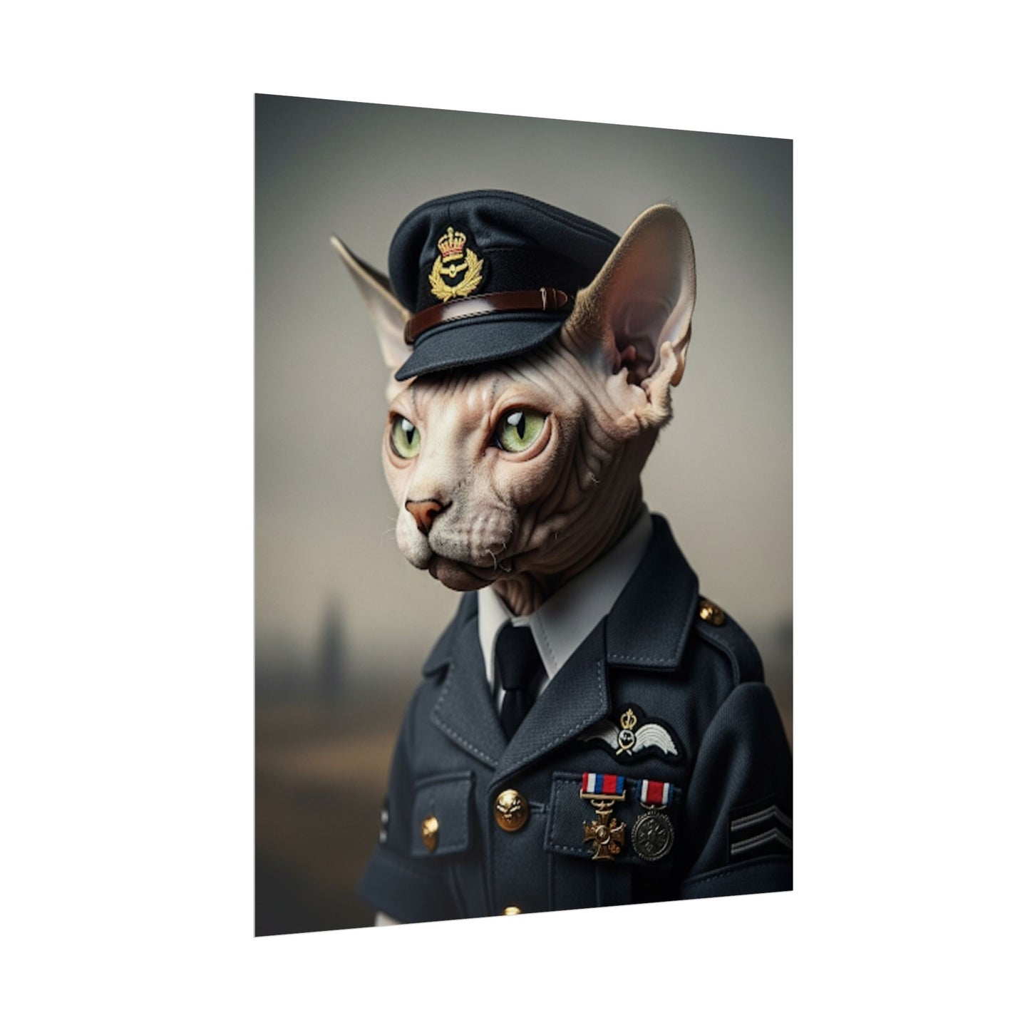 Poster - Air Force Cat Design