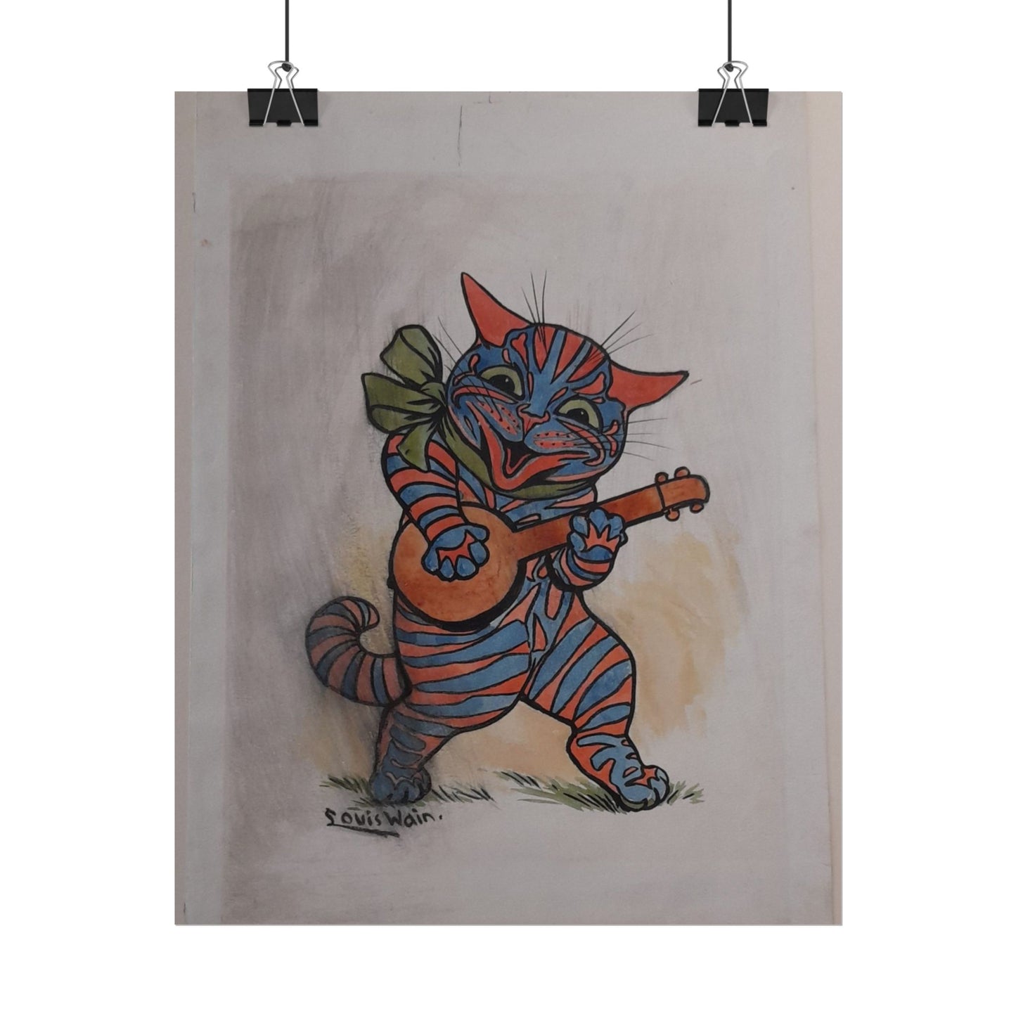 New Cool Louis Wain. Poster - Fun Wall Art for Animal Lovers
