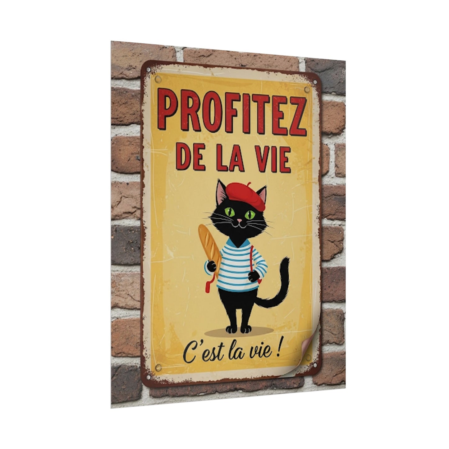 Cest la vie cool Poster - Fun Wall Art for Animal Lovers