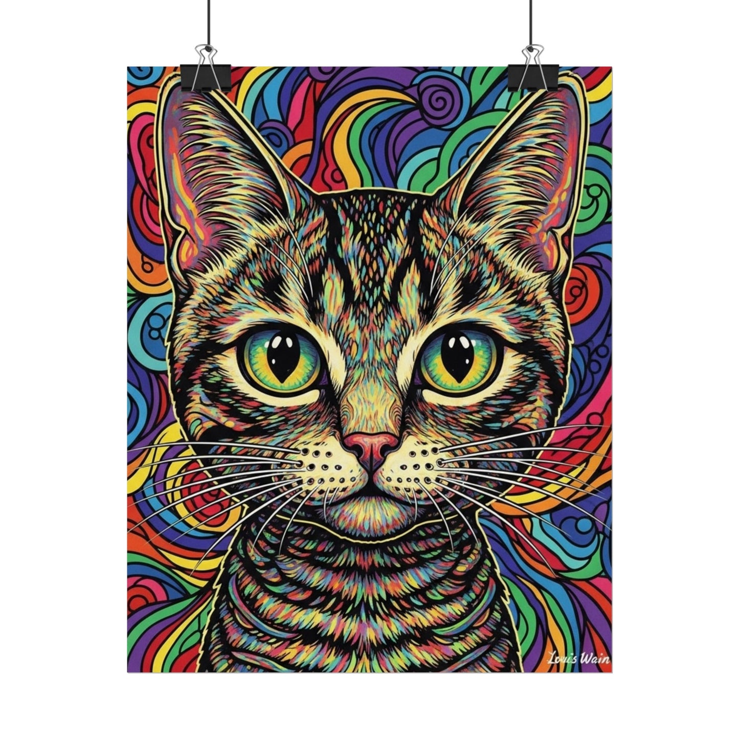 Wain Portrait Poster - Fun Wall Art for Animal Lovers