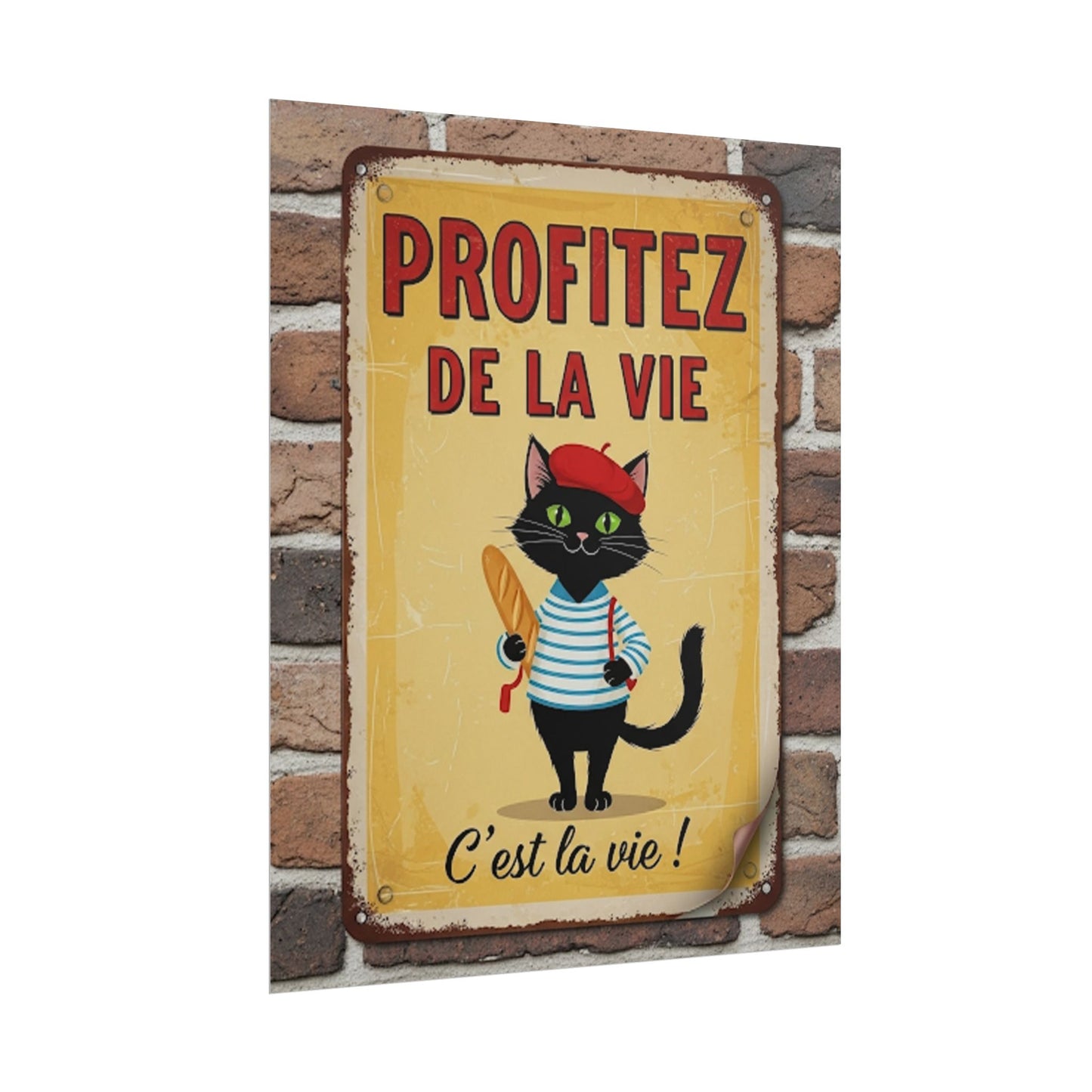 Cest la vie cool Poster - Fun Wall Art for Animal Lovers