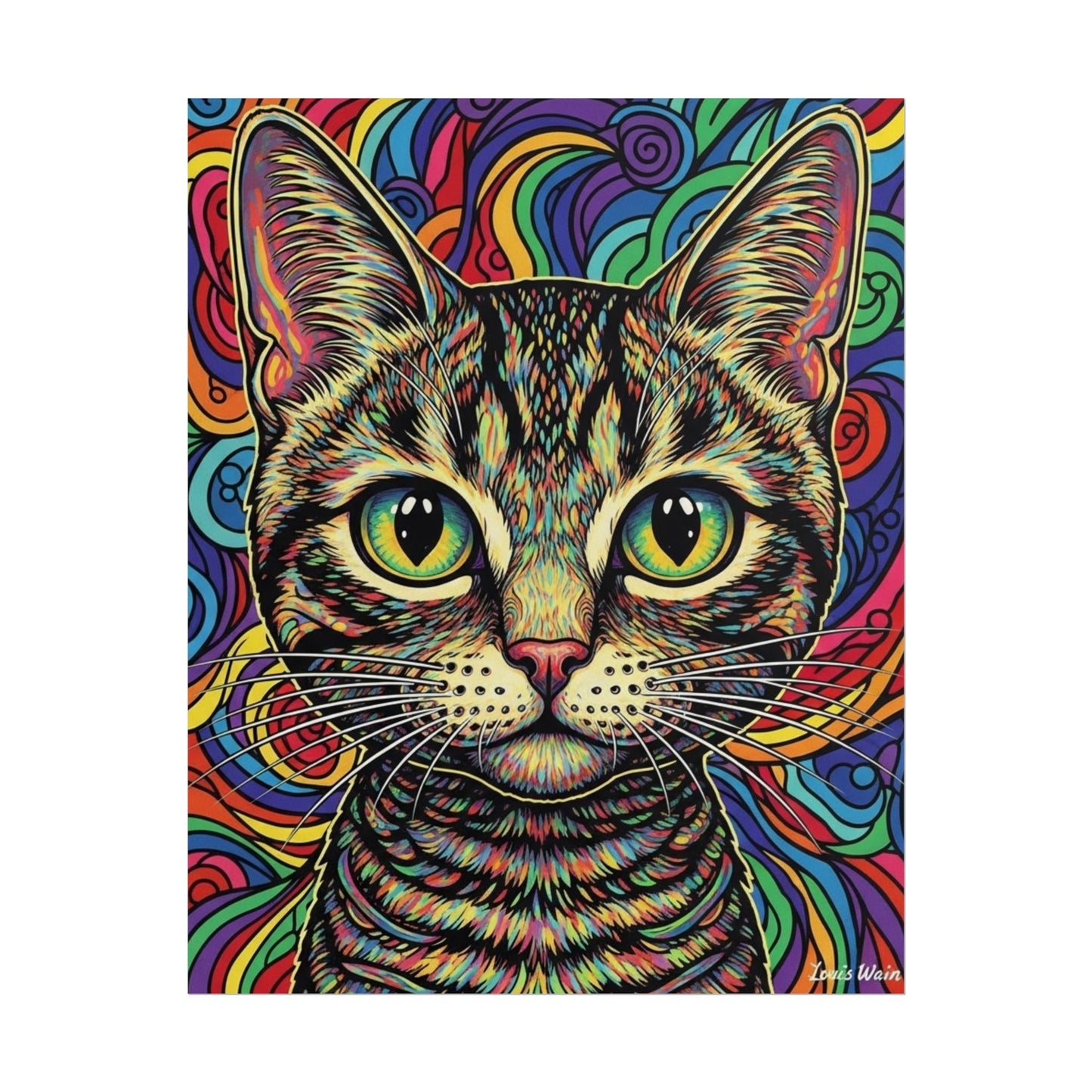 Wain Portrait Poster - Fun Wall Art for Animal Lovers