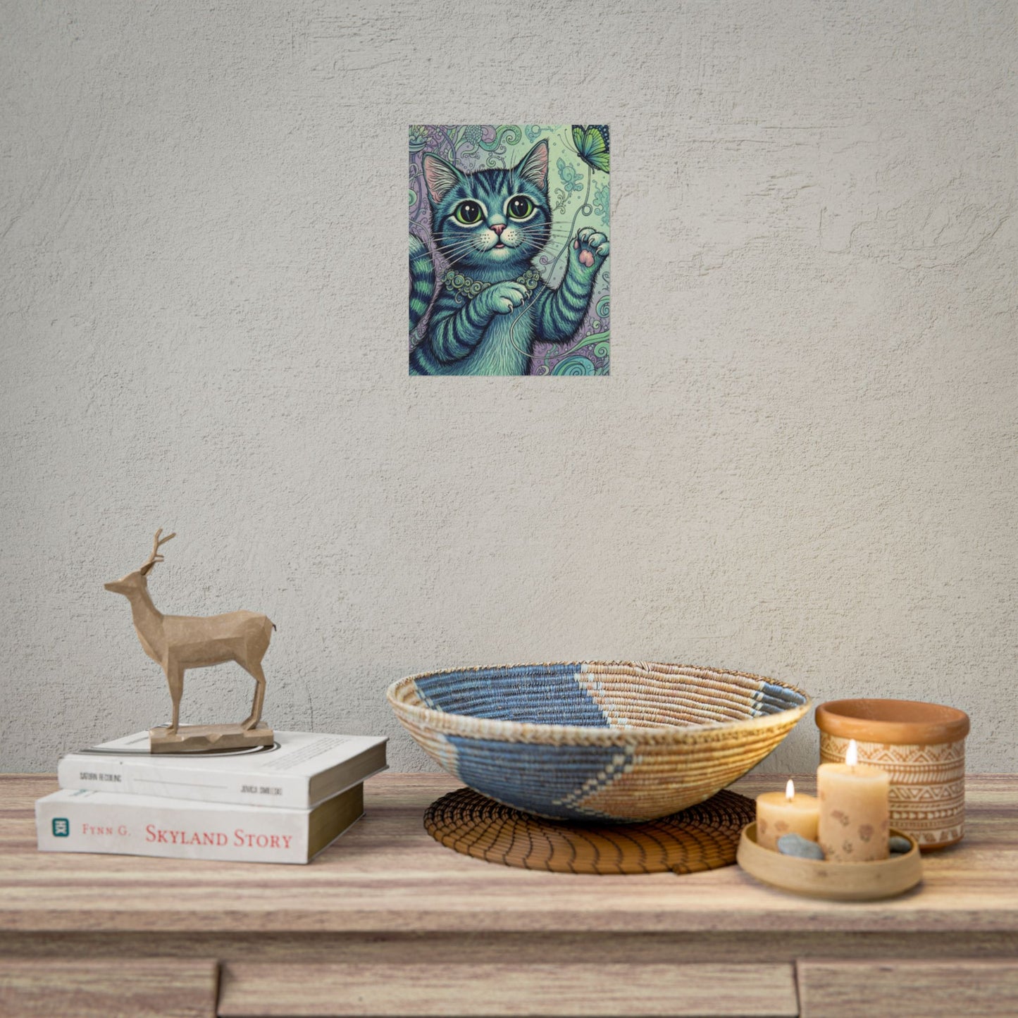 Cute Cat Poster - Fun Wall Art for Animal Lovers