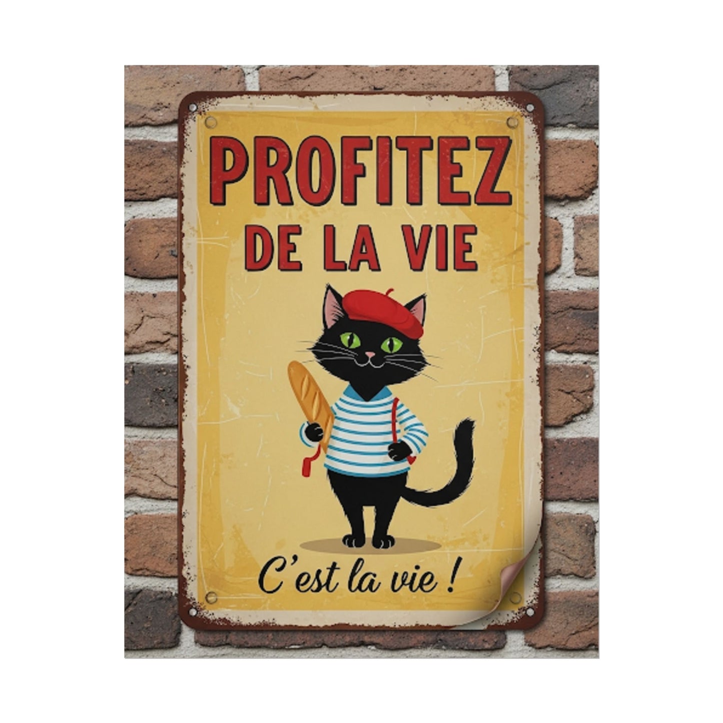 Cest la vie cool Poster - Fun Wall Art for Animal Lovers