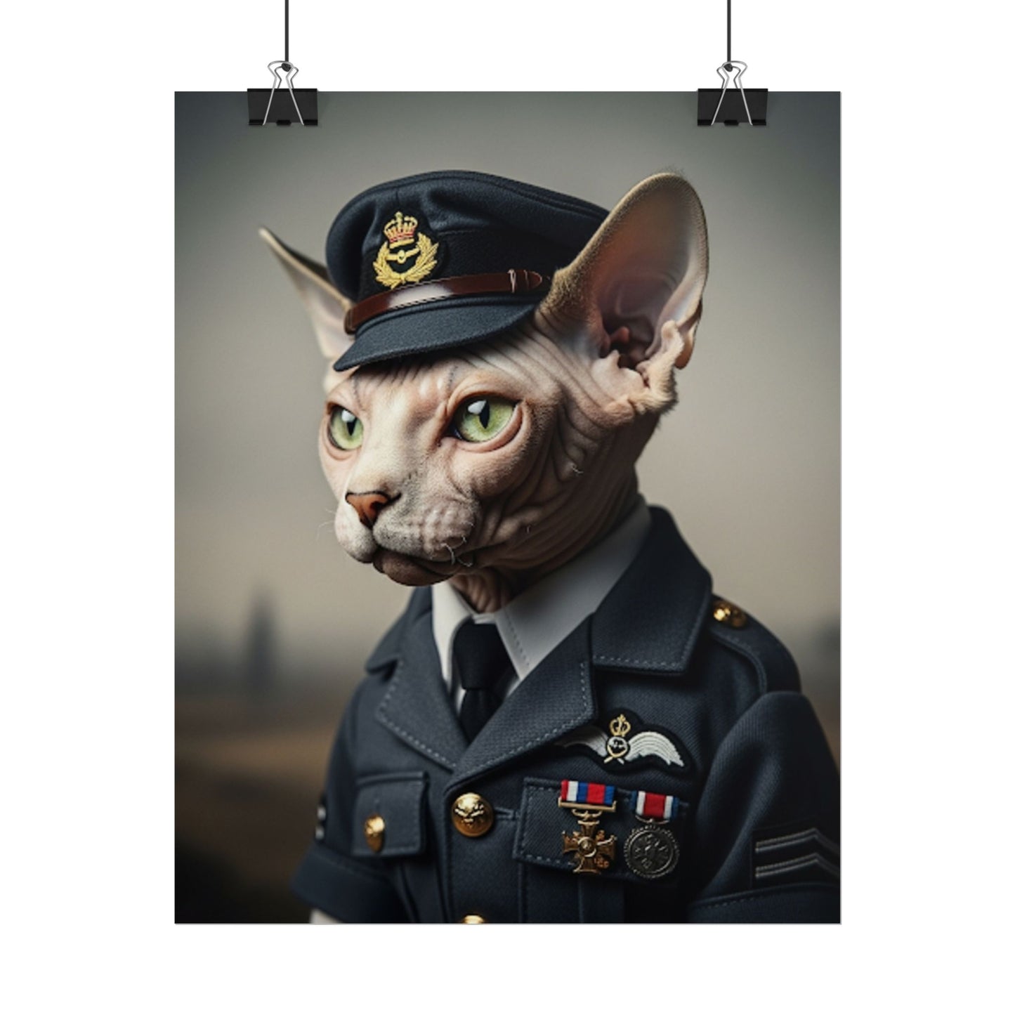 Poster - Air Force Cat Design