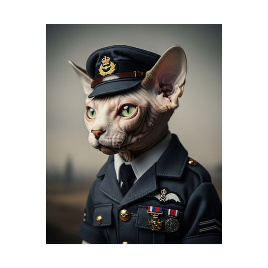 Poster - Air Force Cat Design