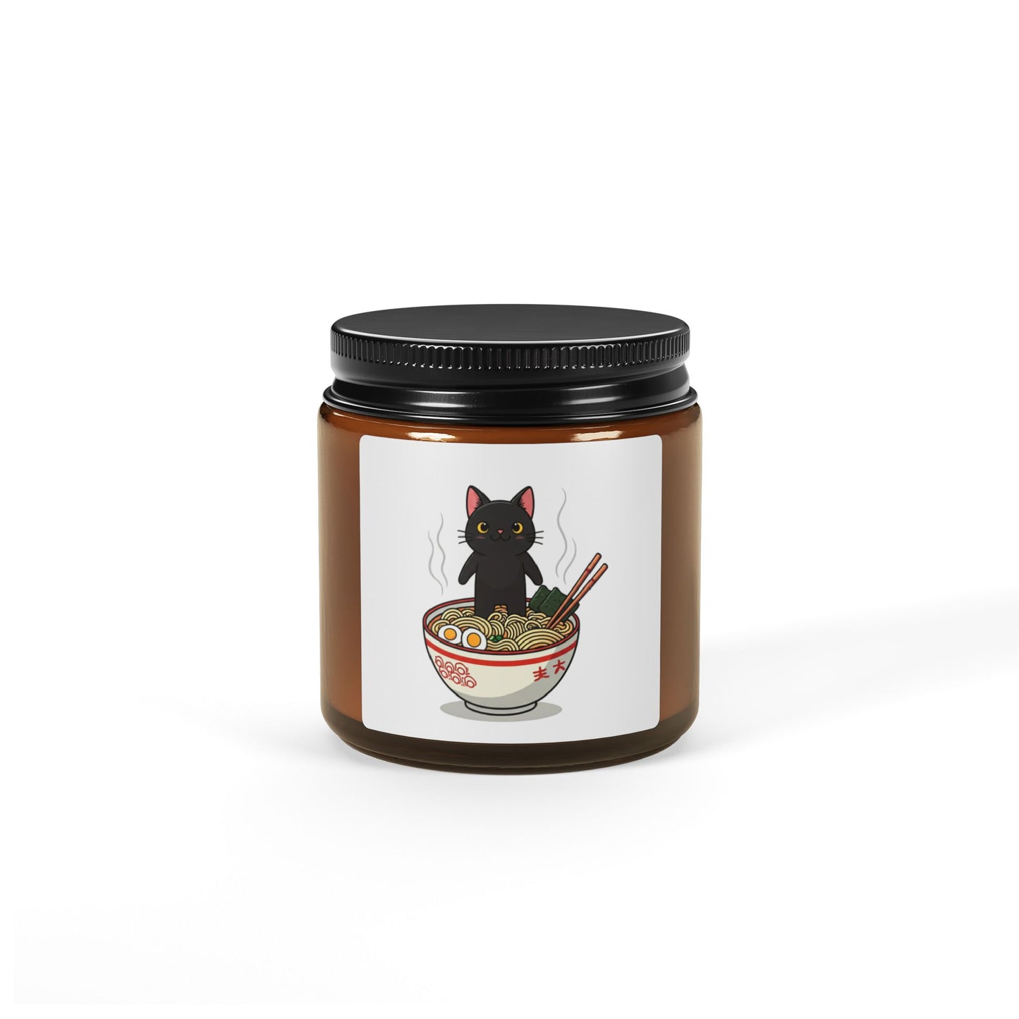 Scented Soy Candle (Multi-Size, Amber Jar)