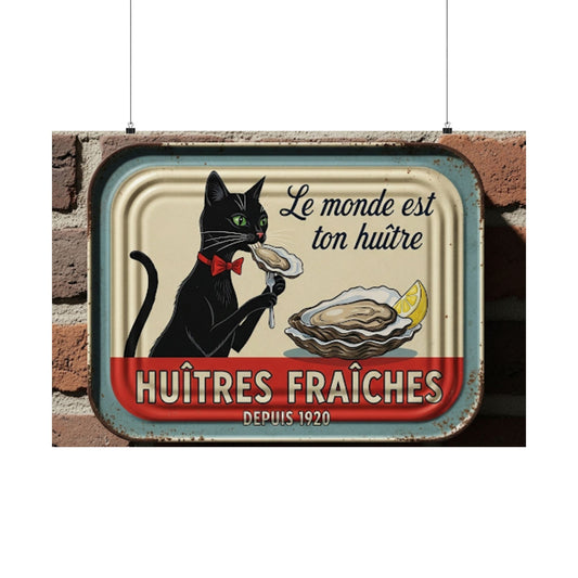 French Oyster - Matte Horizontal Wall Art for Home Decor